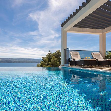 Luxury Seafront Villa With Heated Pool, Jacuzzi, Sea View, 150 M From Beach Stanici 외부 사진
